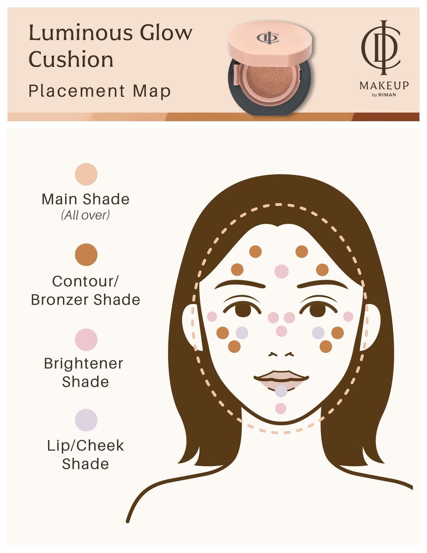 Riman Incellderm ICD Makeup Luminous Glow Cushion