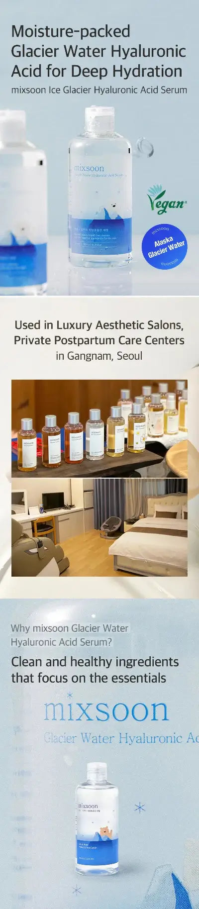 mixsoon Glacier Water Hyaluronic Acid Serum