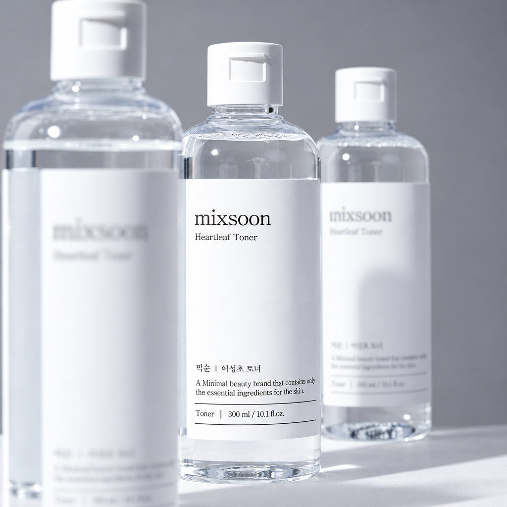 mixsoon Heartleaf Toner (300ml) - Calming & Balancing Houttuynia Cordata Facial Toner in minimalist packaging