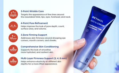 Boncept - Retinol 500IU Cream Nourishing Care Skin Firming 50ml