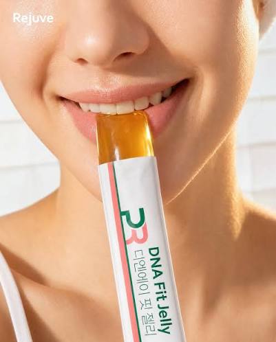 Rejuve-N DNA Fit Jelly, a viral K-beauty edible skincare supplement (1 box/ 14 sticks)