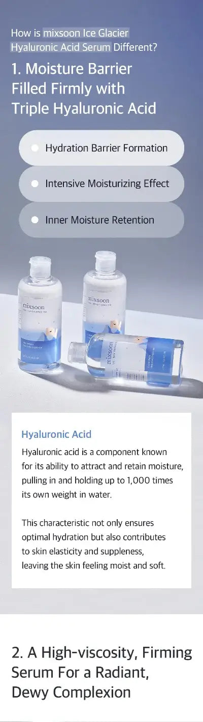 mixsoon Glacier Water Hyaluronic Acid Serum