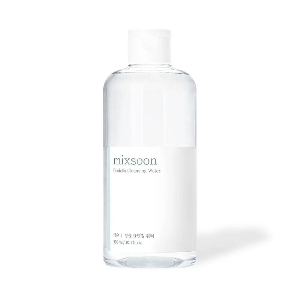 Mixsoon Centella Cleansing Water 300ml – Gentle Korean Micellar Cleanser