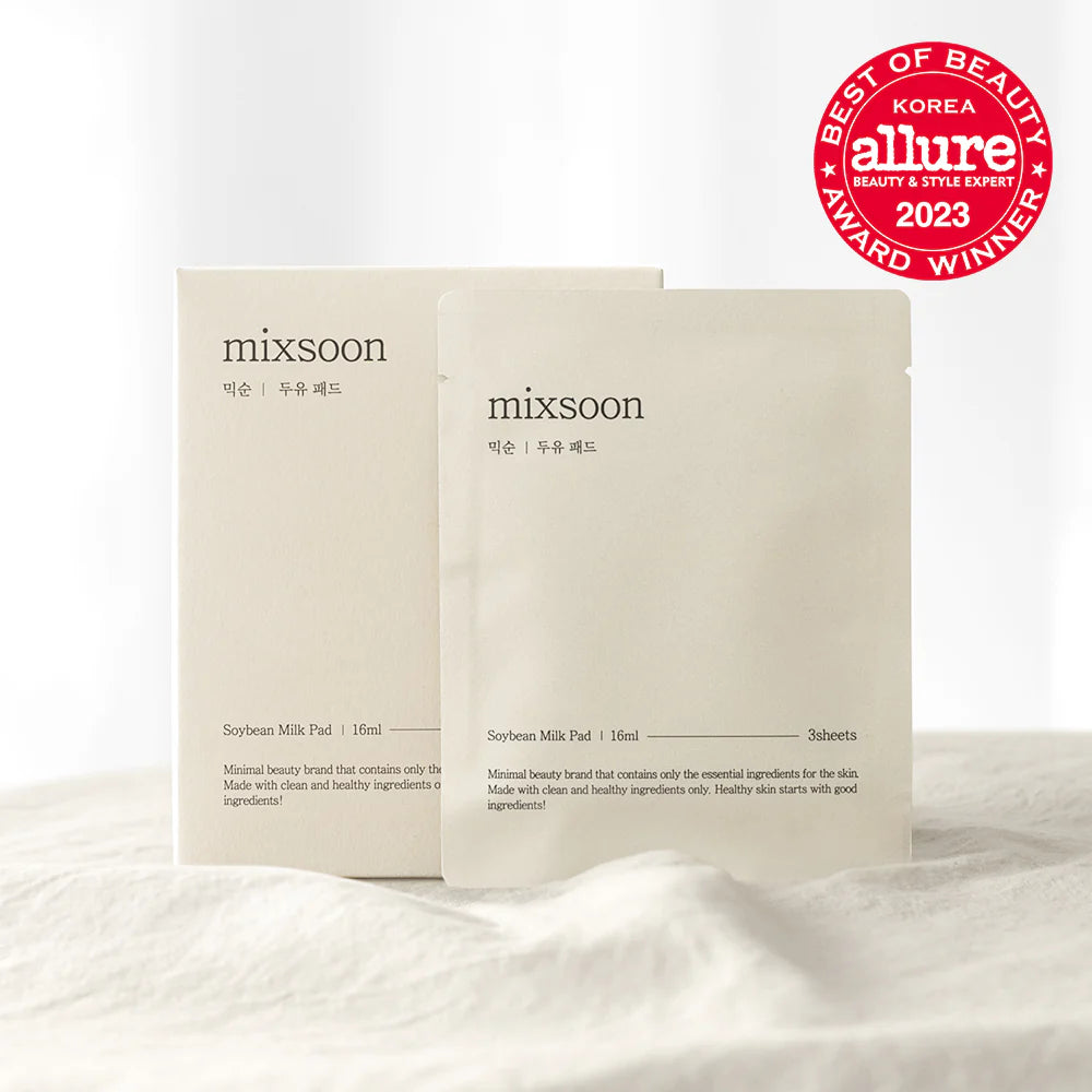 Mixsoon Soybean Milk Pads (10ea) – Hydrating Korean Facial Pads